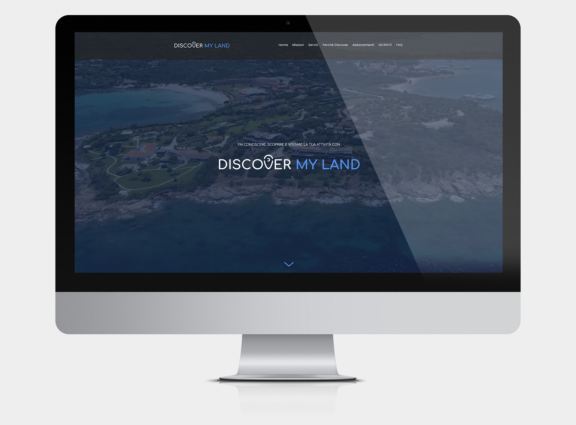 Discovermyland landing-page IT website